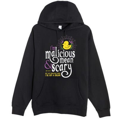 The Snuggly Duckling Malicious Mean & Scary Premium Pullover Hoodie