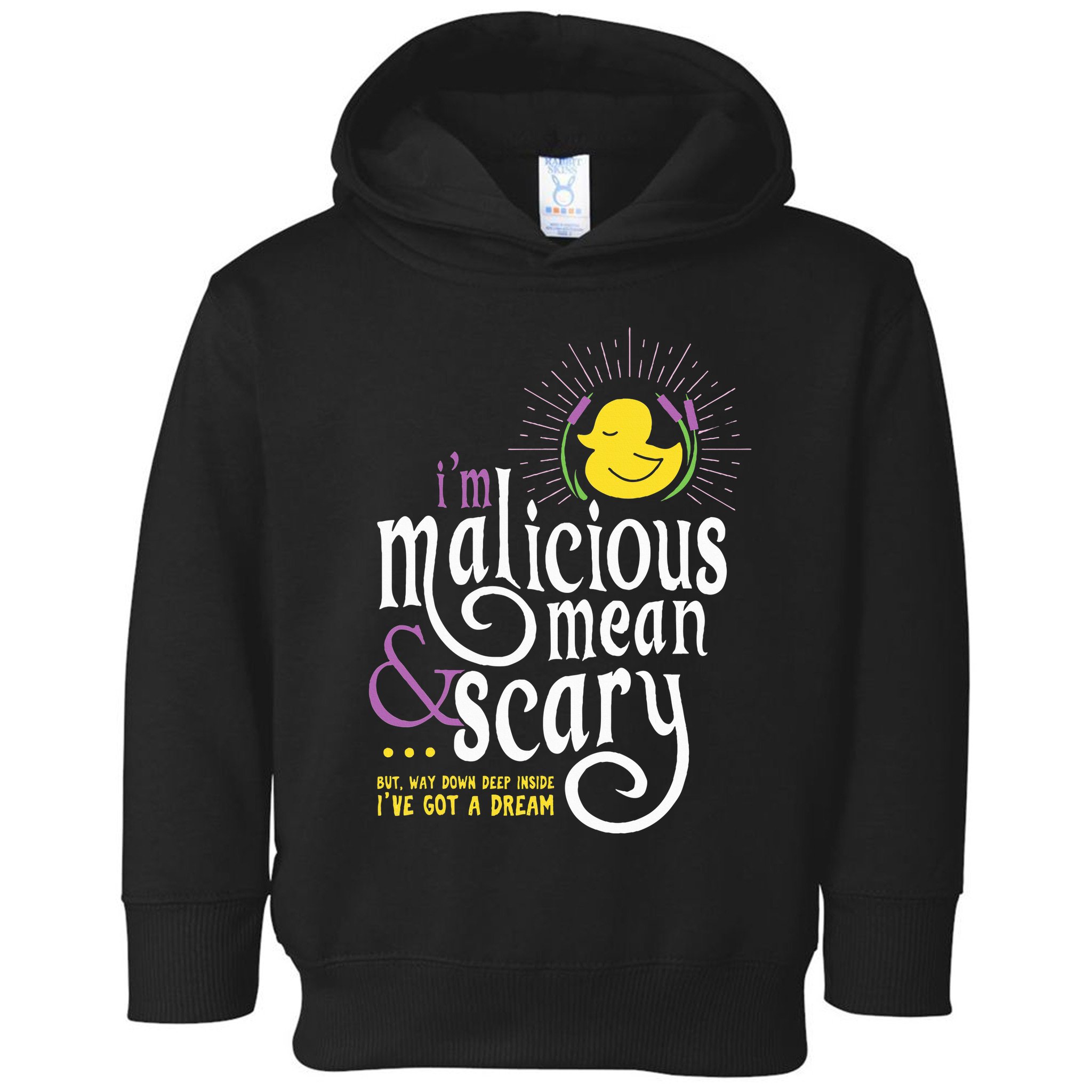 The Snuggly Duckling Malicious Mean & Scary Toddler Hoodie