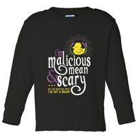The Snuggly Duckling Malicious Mean & Scary Toddler Long Sleeve Shirt