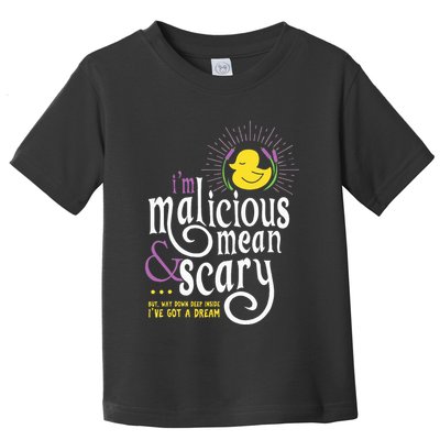 The Snuggly Duckling Malicious Mean & Scary Toddler T-Shirt