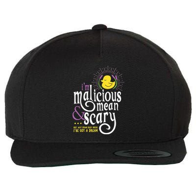 The Snuggly Duckling Malicious Mean & Scary Wool Snapback Cap