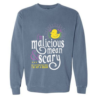The Snuggly Duckling Malicious Mean & Scary Garment-Dyed Sweatshirt