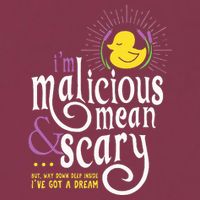 The Snuggly Duckling Malicious Mean & Scary 16oz Travel Tumbler