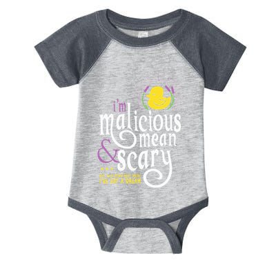 The Snuggly Duckling Malicious Mean & Scary Infant Baby Jersey Bodysuit