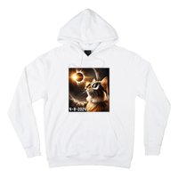 Total Solar Eclipse 2024 Cat Wearing Solar Eclipse Glasses Hoodie