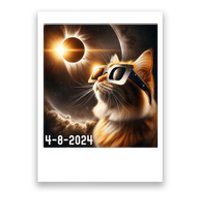 Total Solar Eclipse 2024 Cat Wearing Solar Eclipse Glasses Poster