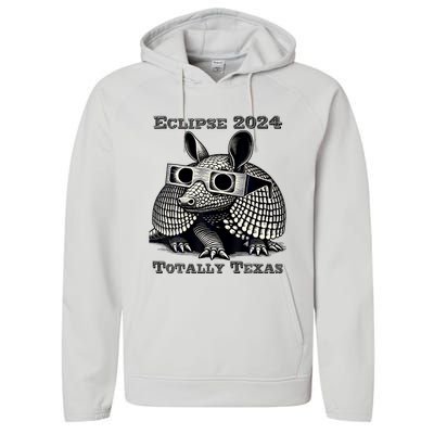 Total Solar Eclipse 2024 Totally Texas Performance Fleece Hoodie