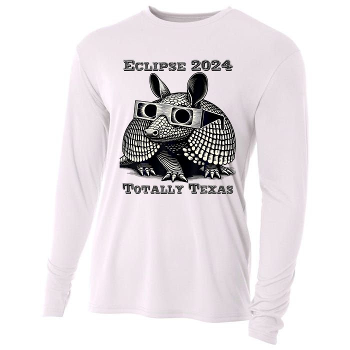 Total Solar Eclipse 2024 Totally Texas Cooling Performance Long Sleeve Crew