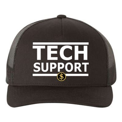 Tech Support Elon Musk D.O.G.E. Yupoong Adult 5-Panel Trucker Hat