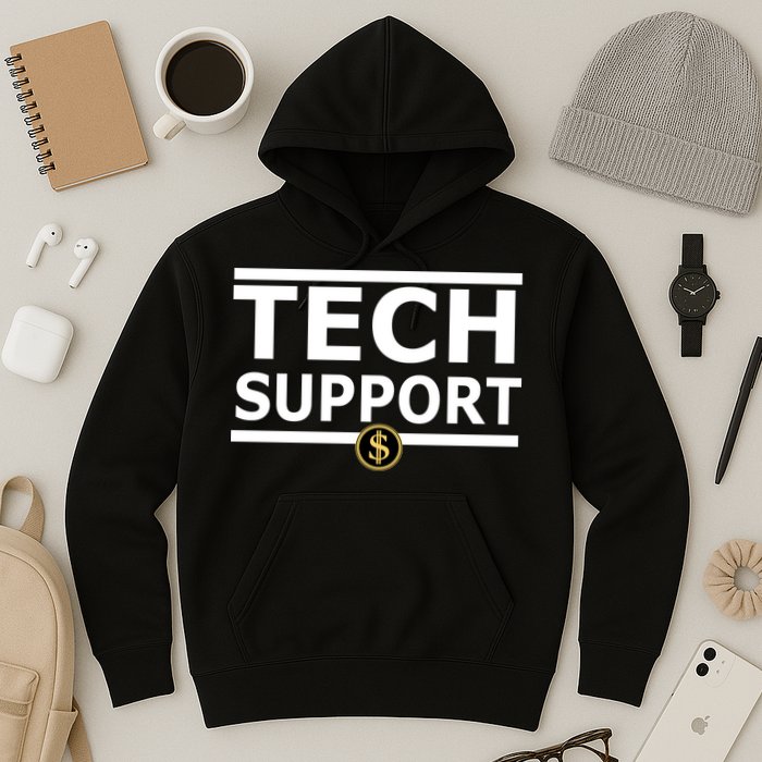 Tech Support Elon Musk D.O.G.E. Hoodie