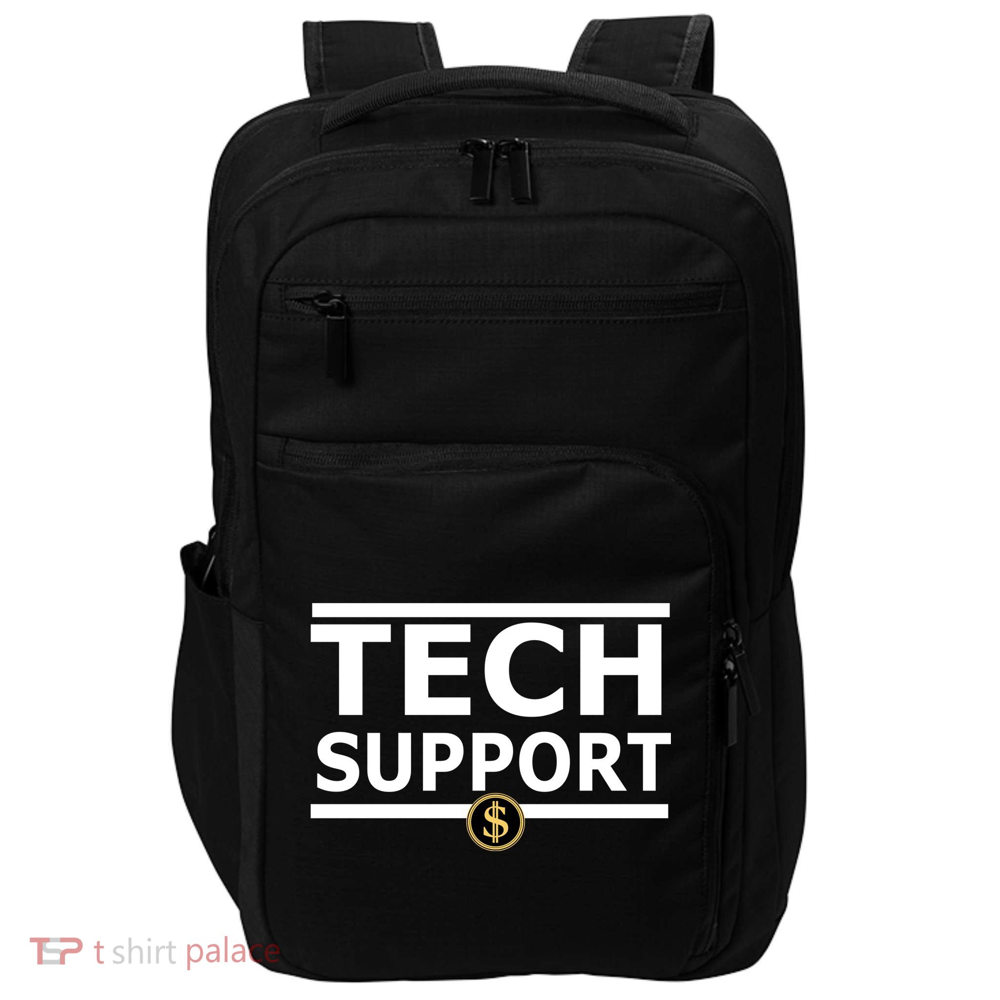 Tech Support Elon Musk D.O.G.E. Impact Tech Backpack