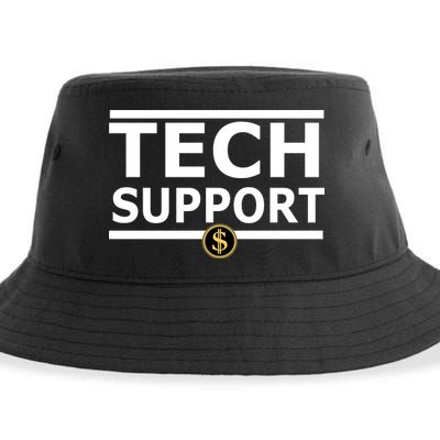 Tech Support Elon Musk D.O.G.E. Sustainable Bucket Hat