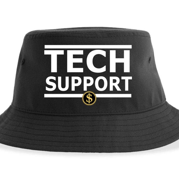 Tech Support Elon Musk D.O.G.E. Sustainable Bucket Hat
