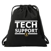 Tech Support Elon Musk D.O.G.E. Drawstring Bag