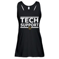 Tech Support Elon Musk D.O.G.E. Ladies Essential Flowy Tank