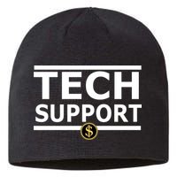 Tech Support Elon Musk D.O.G.E. Sustainable Beanie
