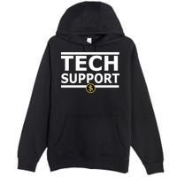 Tech Support Elon Musk D.O.G.E. Premium Pullover Hoodie