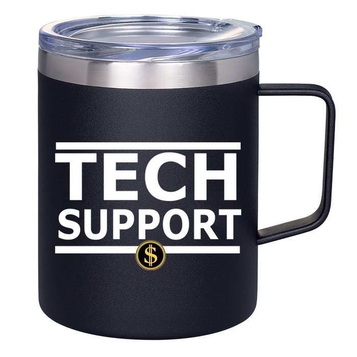 Tech Support Elon Musk D.O.G.E. 12oz Stainless Steel Coffee Mug