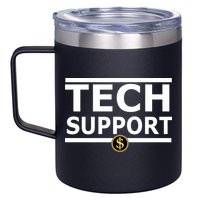 Tech Support Elon Musk D.O.G.E. 12oz Stainless Steel Coffee Mug