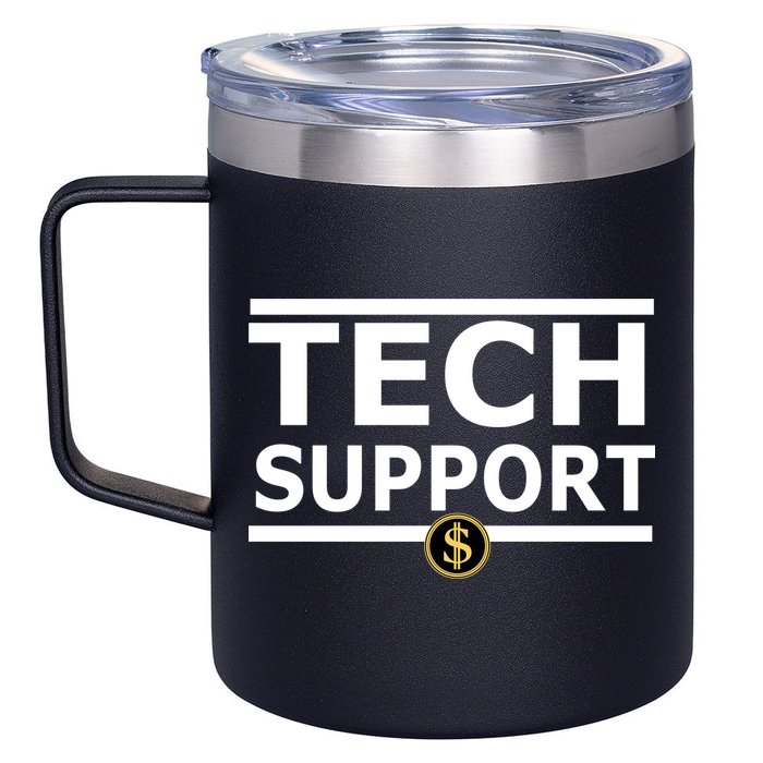 Tech Support Elon Musk D.O.G.E. 12oz Stainless Steel Coffee Mug