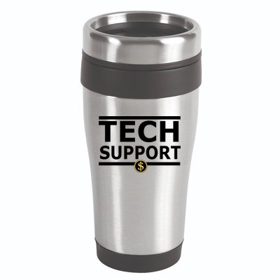 Tech Support Elon Musk D.O.G.E. 16oz Travel Tumbler