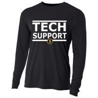 Tech Support Elon Musk D.O.G.E. Cooling Performance Long Sleeve Crew
