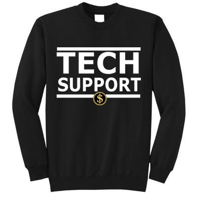 Tech Support Elon Musk D.O.G.E. Tall Sweatshirt