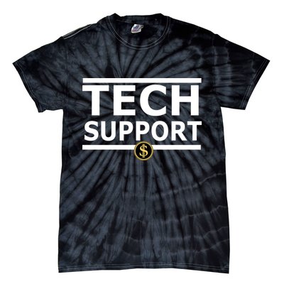 Tech Support Elon Musk D.O.G.E. Tie-Dye T-Shirt