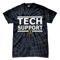 Tech Support Elon Musk D.O.G.E. Tie-Dye T-Shirt