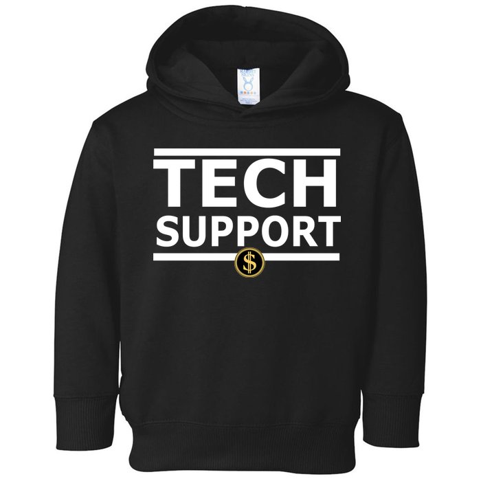 Tech Support Elon Musk D.O.G.E. Toddler Hoodie