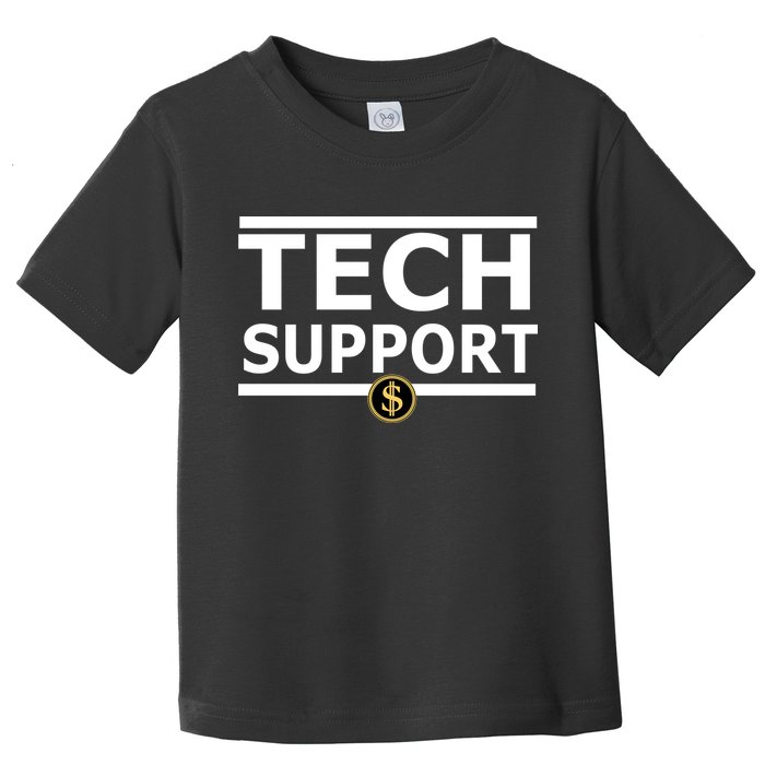 Tech Support Elon Musk D.O.G.E. Toddler T-Shirt