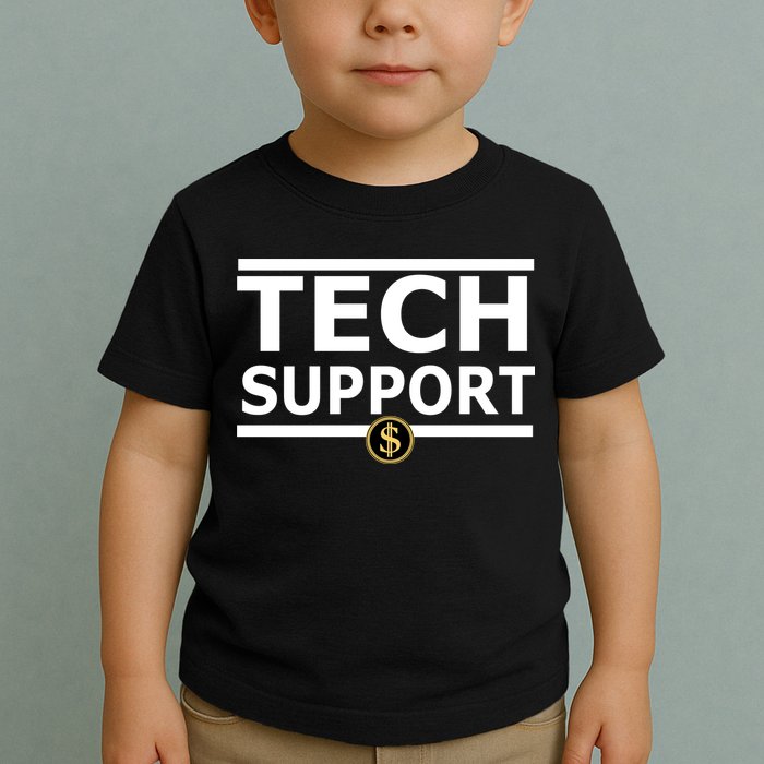 Tech Support Elon Musk D.O.G.E. Toddler T-Shirt