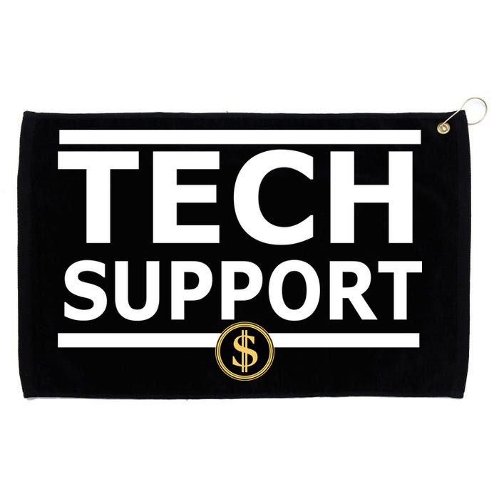 Tech Support Elon Musk D.O.G.E. Grommeted Golf Towel