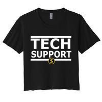 Tech Support Elon Musk D.O.G.E. Crop Top