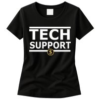 Tech Support Elon Musk D.O.G.E. Womens T-Shirt