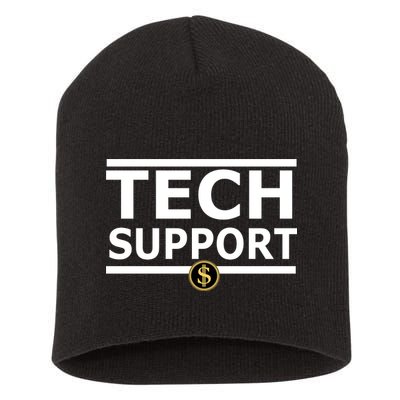 Tech Support Elon Musk D.O.G.E. Short Acrylic Beanie