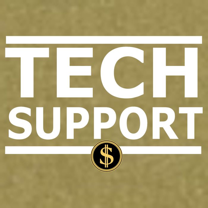 Tech Support Elon Musk D.O.G.E. Garment-Dyed Women's Muscle Tee