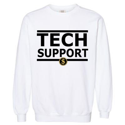 Tech Support Elon Musk D.O.G.E. Garment-Dyed Sweatshirt