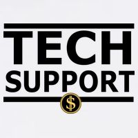 Tech Support Elon Musk D.O.G.E. Garment-Dyed Sweatshirt