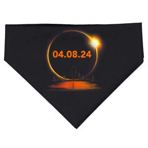 Total Solar Eclipse 2024 USA April 8 2024 USA-Made Doggie Bandana