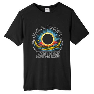 Total Solar Eclipse I Was There Monday April 8th 2024 Tall Fusion ChromaSoft Performance T-Shirt