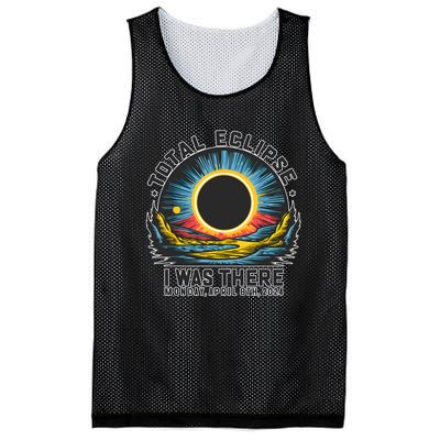 Total Solar Eclipse I Was There Monday April 8th 2024 Mesh Reversible Basketball Jersey Tank