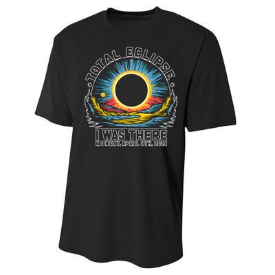 Total Solar Eclipse I Was There Monday April 8th 2024 Performance Sprint T-Shirt