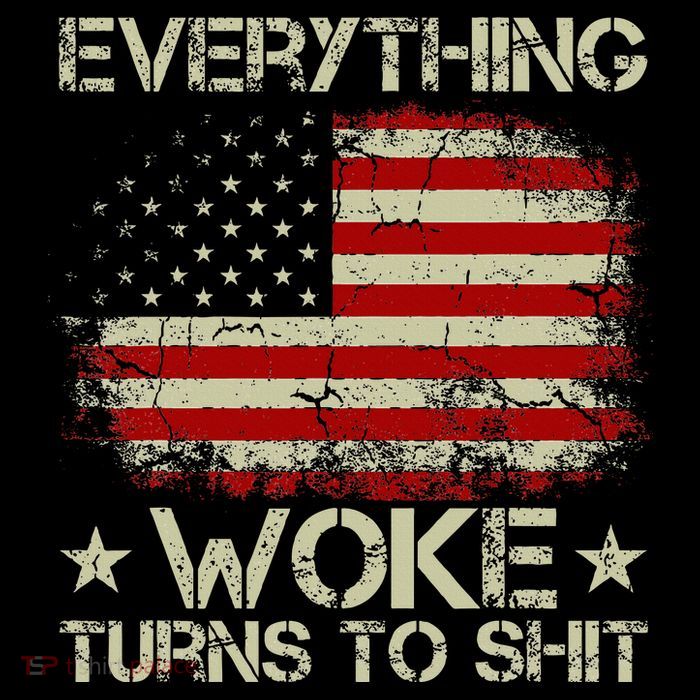 Trump Supporter Everything Woke Turns To Shit Political Tank Top