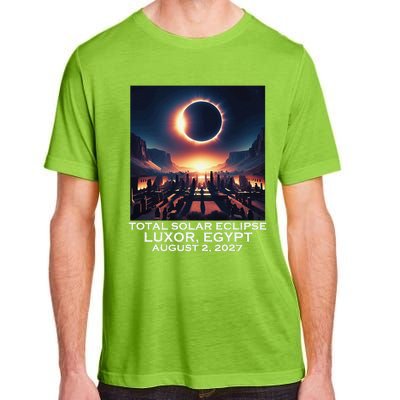 Total Solar Eclipse Luxor Egypt 2027 Ancient Pharaohs Adult ChromaSoft Performance T-Shirt