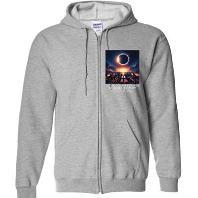 Total Solar Eclipse Luxor Egypt 2027 Ancient Pharaohs Full Zip Hoodie