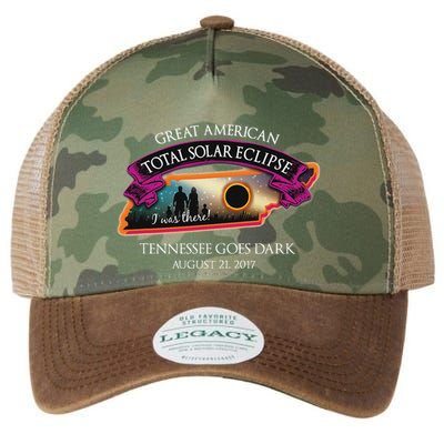 Tennessee Solar Eclipse I Was There Commemorative Souvenir Legacy Tie Dye Trucker Hat