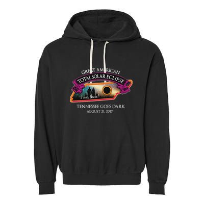 Tennessee Solar Eclipse I Was There Commemorative Souvenir Garment-Dyed Fleece Hoodie