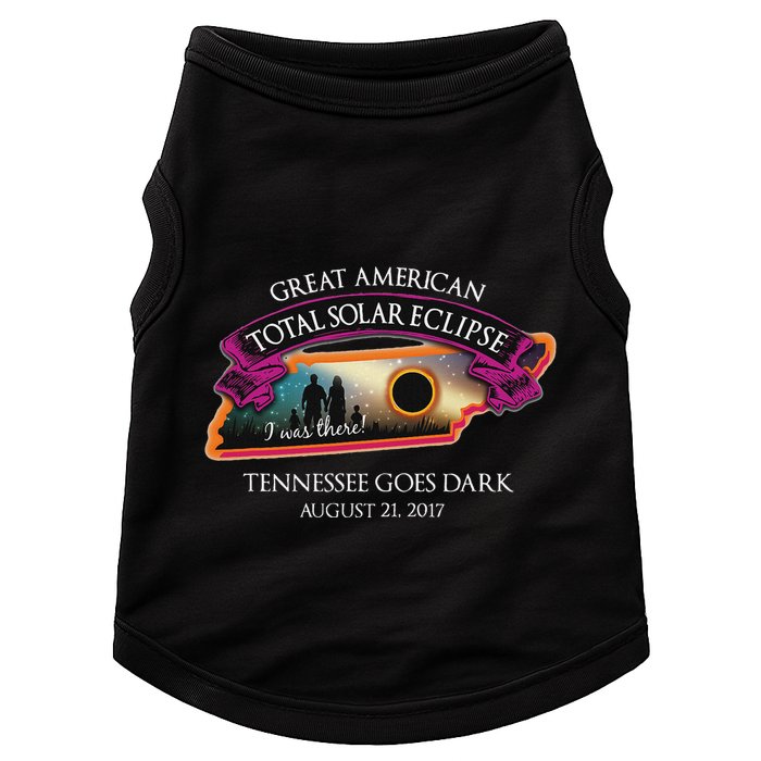 Tennessee Solar Eclipse I Was There Commemorative Souvenir Doggie Tank