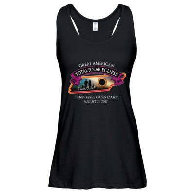 Tennessee Solar Eclipse I Was There Commemorative Souvenir Ladies Essential Flowy Tank